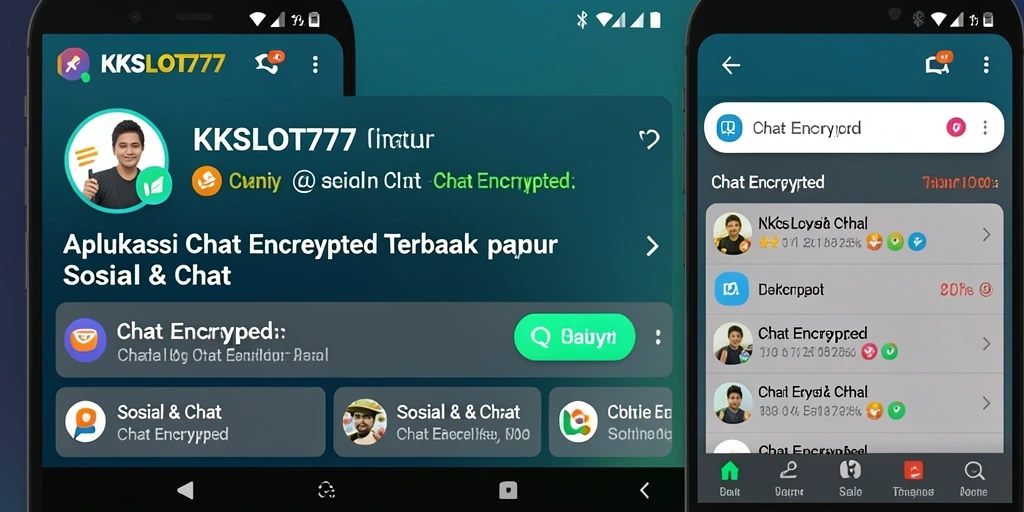 Antarmuka KKSLOT777 yang ramah dan fungsional untuk Chat Encrypted.